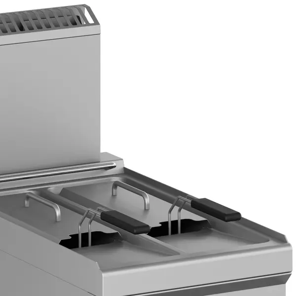 Friteuse | MAGISTRA PLUS 700 | Gas | 7+7L | 90°C/190°C | 12.5kW | Aftapkranen | Piëzo Ontsteking | 400x714x850/1180(h)mm