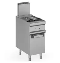 MBM Italy Friteuse | MAGISTRA PLUS 700 | Gas | 7+7L | 90°C/190°C | 12.5kW | Aftapkranen | Piëzo Ontsteking | 400x714x850/1180(h)mm