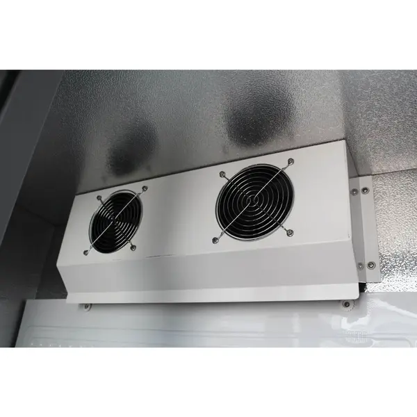 Drankenkoeling | 490L | Zwart | +2°C/+8°C | Statisch + Ventilator | Draaideuren | Wielen | 920x514x1880(h)mm