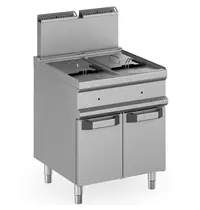 MBM Italy Friteuse | MAGISTRA PLUS 700 | Gas | 14+14L | 90°C/190°C | 25kW | Aftapkranen | Piëzo Ontsteking | 700x714x850/1180(h)mm