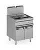 MBM Italy Friteuse | MAGISTRA PLUS 700 | Gas | 14+14L | 90°C/190°C | 25kW | Aftapkranen | Piëzo Ontsteking | 700x714x850/1180(h)mm 