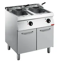 Diamond Friteuse | MAXIMA 700+ | Elektrisch | 14+14L | 105°C/185°C | 17.4kW (230V-3F) | Aftapkranen | 800x700x850/908(h)mm