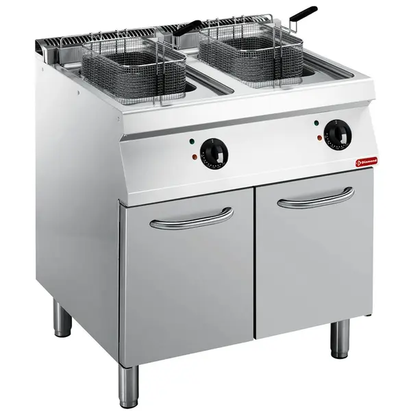 Friteuse | MAXIMA 700+ | Elektrisch | 14+14L | 105°C/185°C | 17.4kW (230V-3F) | Aftapkranen | 800x700x850/908(h)mm