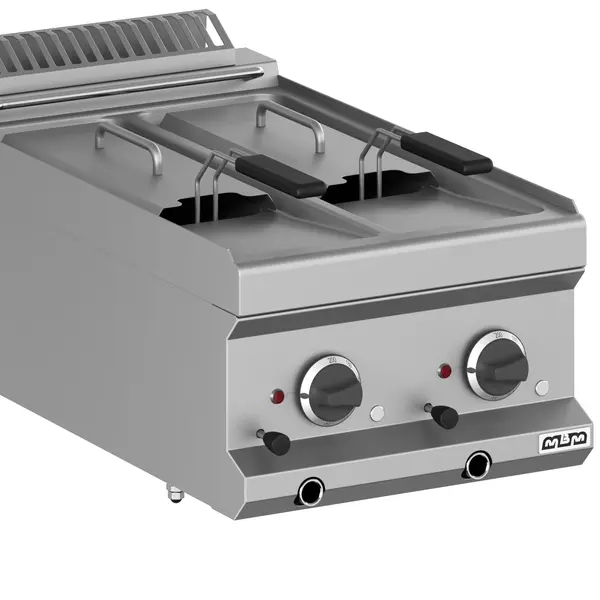 Friteuse | MAGISTRA PLUS 700 | Elektrisch | 6+6L | 100°C/190°C | 10.5kW (400V) | Aftapkranen | 400x714x250(h)mm