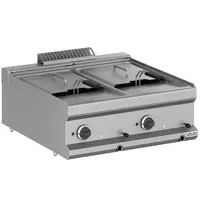 MBM Italy Friteuse | MAGISTRA PLUS 700 | Elektrisch | 12+12L | 100°C/190°C | 18kW (400V) | Aftapkranen | 700x714x250(h)mm