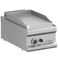 MBM Italy Bak-/Grillplaat | MAGISTRA PLUS 700 | Gas | Glad Oppervlak 350x570 (RVS) | 5.5kW | Piëzo Ontsteking | 400x714x250(h)mm