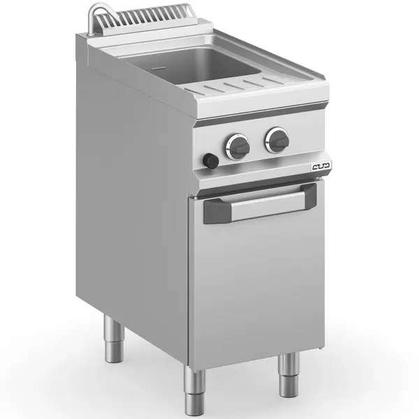 Pastakoker | MAGISTRA PLUS 700 | Gas | 26L | 8.5kW (230V) | Vulkraan + Aftapkraan | Piëzo Ontsteking | 400x714x850(h)mm