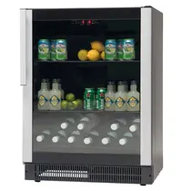 NordCap Koelkast | 164L | Zwart | +2°C/+10°C | Geforceerd | 595x573x820(h)mm