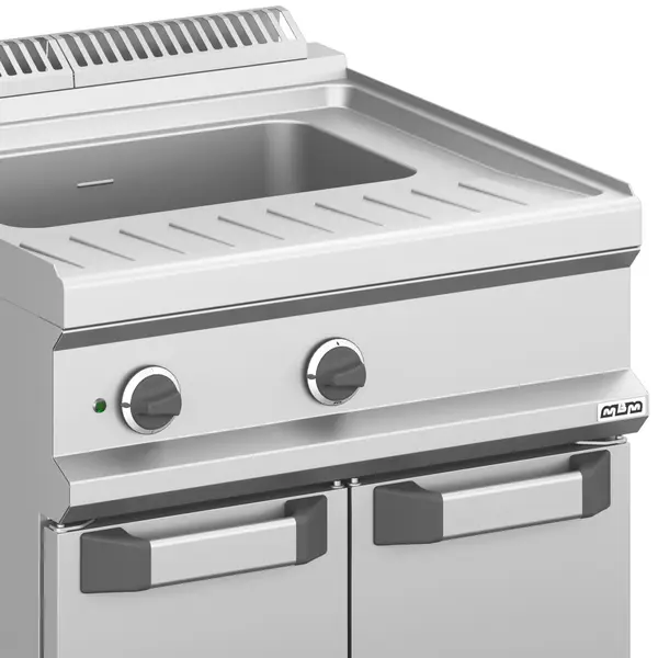 Pastakoker | MAGISTRA PLUS 700 | Elektrisch | 40L | 9kW (400V) | Vulkraan + Aftapkraan | 700x714x850(h)mm