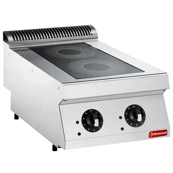 Inductiefornuis | MAXIMA 700+ | 2 Kookpunten (Ø230) | 7kW (400V) | 400x700x275/332(h)mm