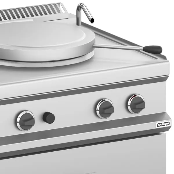 Kookketel | MAGISTRA PLUS 700 | Gas | 50L | Indirecte Verhitting | 12.5kW | Piëzo Ontsteking | Vulkraan (Warm/Koud) + Aftapkraan | 700x714x850(h)mm