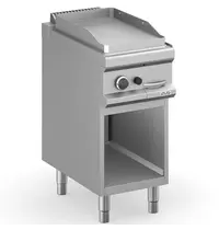 MBM Italy Bak-/Grillplaat | MAGISTRA PLUS 700 | Gas | Glad Oppervlak 350x570 (RVS) | 5.5kW | Piëzo Ontsteking | Open Onderkast | 400x714x850(h)mm