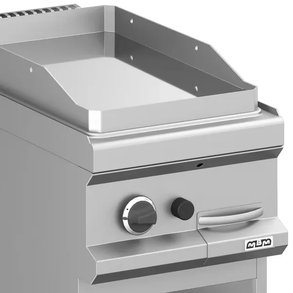 Bak-/Grillplaat | MAGISTRA PLUS 700 | Gas | Glad Oppervlak 350x570 (Verchroomd) | 5.5kW | Piëzo Ontsteking | Open Onderkast | 400x714x850(h)mm