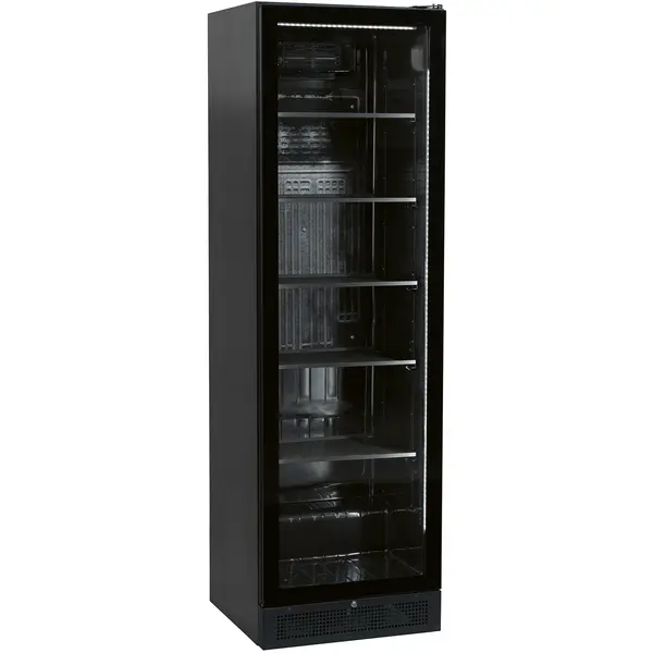 Drankenkoeling | 387L | Zwart | +2°C/+10°C | Geforceerd | Wielen | 595x595x1990(h)mm