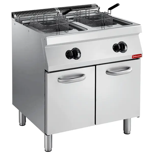 Friteuse | MAXIMA 700+ | Gas | 15+15L | 120°C/190°C | 28kW | Aftapkranen | 800x700x850/908(h)mm
