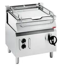 Diamond Kantelbare Braadpan | MAXIMA 700+ | Elektrisch | 60L | 90°C/290°C | 9.75kW (400V) | Vulkraan | 800x700x920(h)mm 