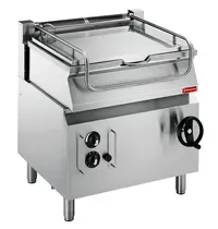Diamond Kantelbare Braadpan | MAXIMA 700+ | Gas | 60L | 120°C/300°C | 16kW | Piëzo Ontsteking | Vulkraan | 800x700x920(h)mm 
