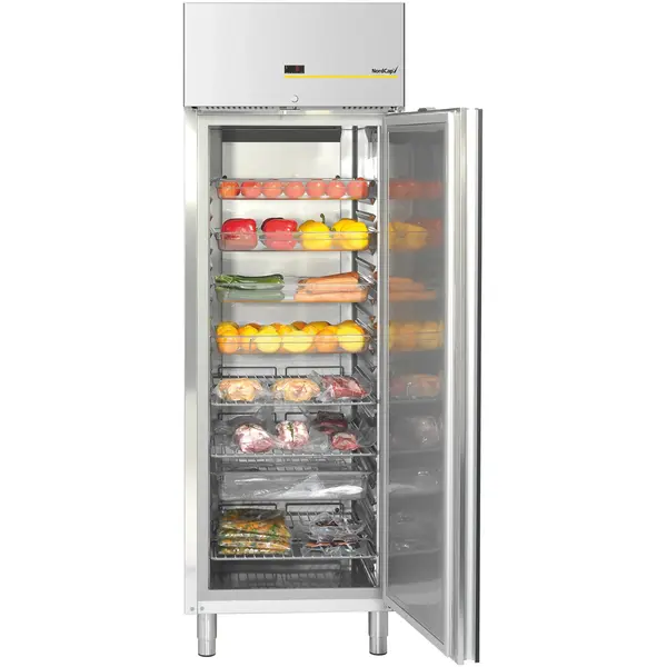 Koelkast | 562L (2/1 GN) | RVS | -2°C/+8°C | Geforceerd | Temperatuur-/Deuralarm | 700x831x2080/2130(h)mm