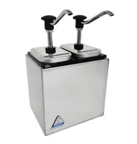 Bereila Sausdispenserstation | RVS | 2 EBK Dispensers (2x 3L) | 245x200x235(h)mm