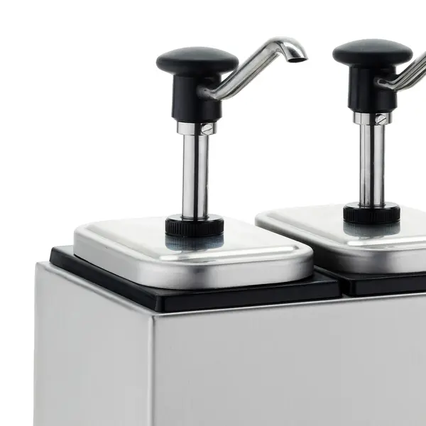 Sausdispenserstation | RVS | 3 EBK Dispensers (3x 3L) | 370x200x235(h)mm