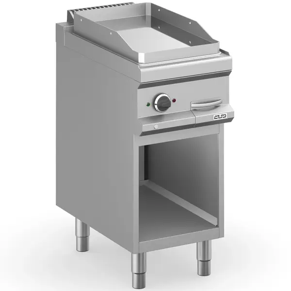 Bak-/Grillplaat | MAGISTRA PLUS 700 | Elektrisch | Glad Oppervlak 350x570 (Verchroomd) | 5kW (400V) | Open Onderkast | 400x714x850(h)mm
