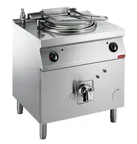 Diamond Kookketel | MAXIMA 700+ | Gas | 60L | Indirecte Verhitting | 14kW | Waakvlam/Piëzo | Vulkraan + Aftapkraan |  800x700x849/1056(h)mm 