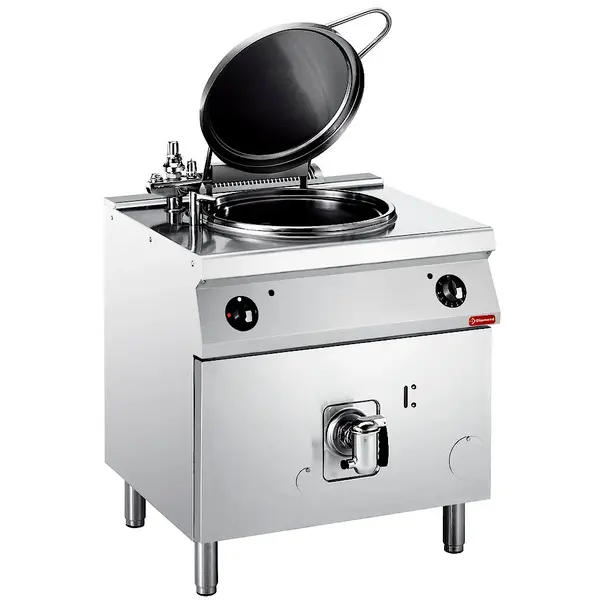 Kookketel | MAXIMA 700+ | Elektrisch | 60L | Indirecte Verhitting | 9.4kW (230V-3F) | Vulkraan + Aftapkraan | 800x700x849/1056(h)mm