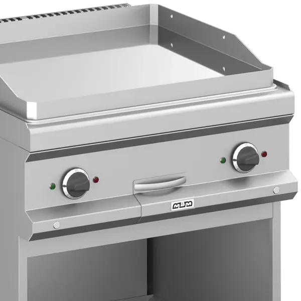 Bak-/Grillplaat | MAGISTRA PLUS 700 | Elektrisch | Glad Oppervlak 650x570 (Verchroomd) | 8kW (400V) | Open Onderkast | 700x714x850(h)mm