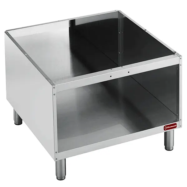 Onderstel | MAXIMA 900+ | RVS | Open Kast | 1200x785x600(h)mm