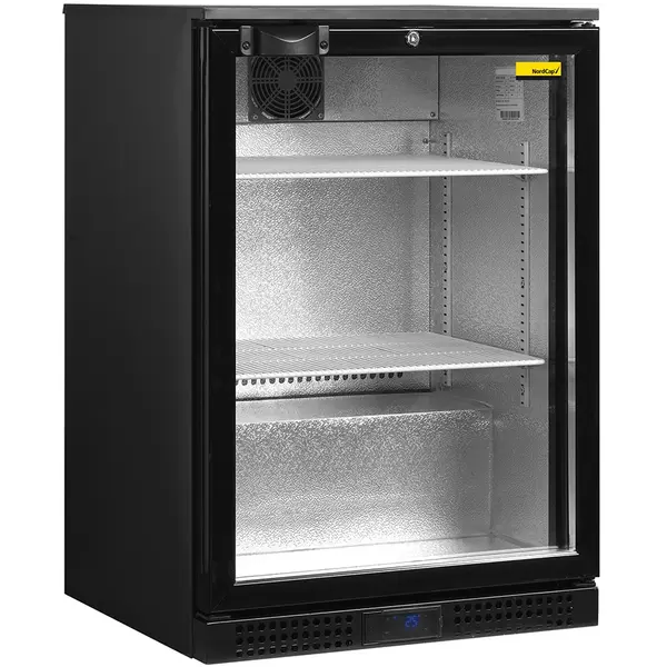 Barkoelkast | Energiezuinig | 125L | Zwart | +2°C/+10°C | Statisch + Ventilator | 600x520x870(h)mm