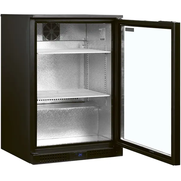 Barkoelkast | Energiezuinig | 125L | Zwart | +2°C/+10°C | Statisch + Ventilator | 600x520x870(h)mm