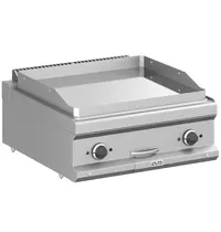 MBM Italy Bak-/Grillplaat | MAGISTRA PLUS 700 | Elektrisch | Glad Oppervlak 650x570 (Verchroomd) | 8kW (400V) | 700x714x250(h)mm