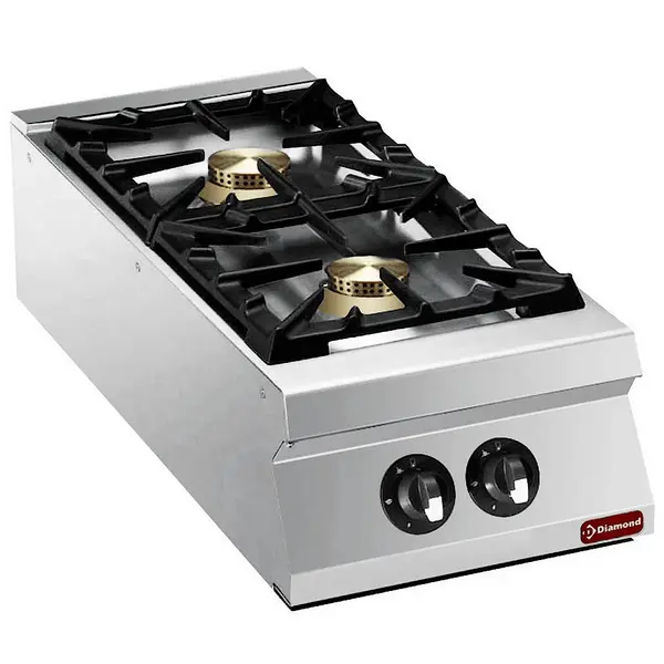 Fornuis | MAXIMA 900+ | Gas | 2 Branders (2x 10kW) | Waakvlam | 400x900x275/310(h)mm