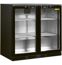 NordCap Barkoelkast | Energiezuinig | 190L | Zwart | +2°C/+10°C | Statisch + Ventilator | Draaideuren | 900x520x870(h)mm