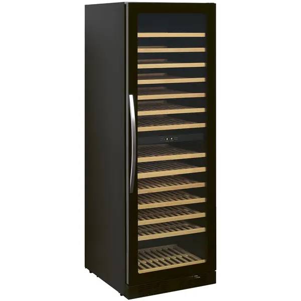 Wijnkoelkast | 416L (163x 75cl) | Zwart | 2 Zones | +5°C/+18°C | Geforceerd | 595x680x1760(h)mm