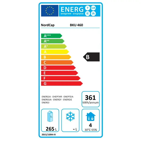 Bakkerij Koelkast | 400L (EN600x400) | Wit | +2°C/+8°C | Geforceerd | 740x680x1800(h)mm