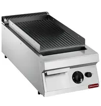 Diamond Bak-/Grillplaat | MAXIMA 900+ | Gas | Gegroefd Oppervlak 330x700 (Staal) | 90°C/270°C | 10kW | Piëzo Ontsteking | 400x900x275/410(h)mm