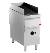 Diamond Stoomgrill | MAXIMA 900+ | Gas | Oppervlak 316x640 (Gietijzer) | 10kW | Piëzo Ontsteking | Uitneembare Waterlade | 400x900x849/979(h)mm 
