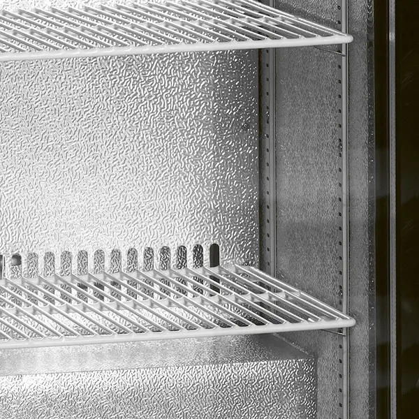 Koelkast | Energiezuinig | 190L | Zwart | +2°C/+10°C | Statisch + Ventilator | Schuifdeuren | 900x526x870(h)mm