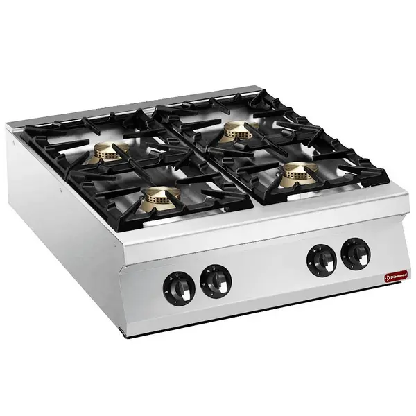 Fornuis | MAXIMA 900+ | Gas | 4 Branders (4x 10kW) | Waakvlam | 800x900x275/310(h)mm