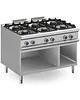 MBM Italy Fornuis | MAGISTRA PLUS 900 | Gas | 6 Branders (3x 7kW + 3x 11kW) | Waakvlam | Open Onderkast | 1200x900x850(h)mm 