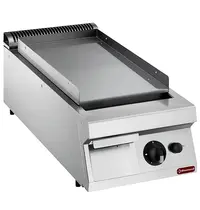 Diamond Bak-/Grillplaat | MAXIMA 900+ | Gas | Glad Oppervlak 330x700 (Staal) | 90°C/270°C | 10kW | Piëzo Ontsteking | 400x900x275/410(h)mm