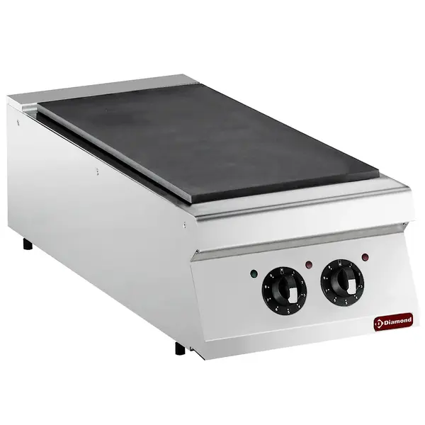 Doorkookplaat | MAXIMA 900+ | Elektrisch | 2 Zones | 80°C/400°C | 7kW (400V) | 400x900x290(h)mm