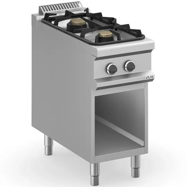 Fornuis | MAGISTRA PLUS 900 | Gas | 2 Branders (2x 5.5kW) | Waakvlam | Open Onderkast | 400x900x850(h)mm