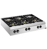 Diamond Fornuis | MAXIMA 900+ | Gas | 6 Branders (6x 10kW) | Waakvlam | 1200x900x275/310(h)mm