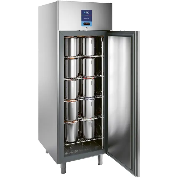 IJsvrieskast | 641L (66x 5L) | RVS | -15°C/-18°C | Statisch + Ventilator | 710x951x2092/2152(h)mm