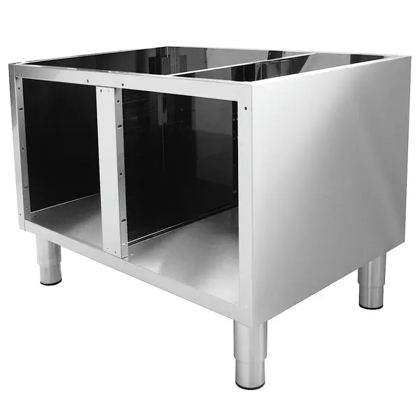 Onderstel | PRO 600 | RVS | Open Kast | 600x490x570(h)mm