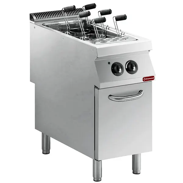 Pastakoker | MAXIMA 900+ | Elektrisch | 40L | 10kW (400V) | Vulkraan + Aftapkraan | 400x900x851/908(h)mm