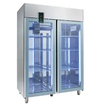 Alpeninox Koelkast | CRIO TECH | 1430L (2/1 GN) | RVS | +2°C/+10°C | Geforceerd | Draaideuren | Bluetooth + App | Temperatuuralarm | 1441x835x2050/2105(h)mm