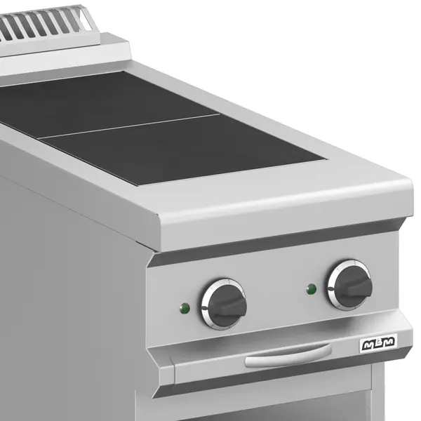 Fornuis | MAGISTRA PLUS 900 | Elektrisch | 2 Kookpunten (300x300) | 5kW (400V) | Open Onderkast | 400x900x850(h)mm